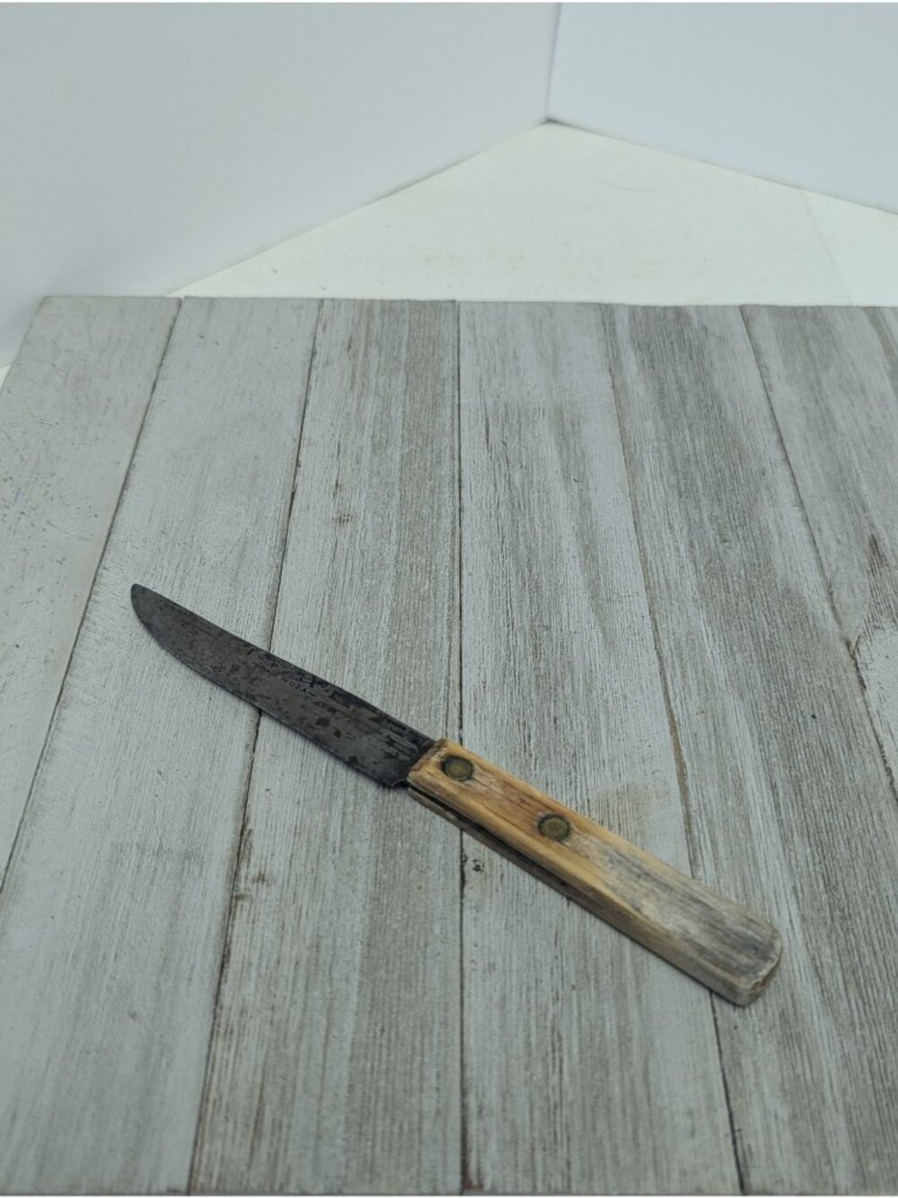 Ontario Knife Co Tru Edge Old Hickory 4" Blade Carbon Steel Kitchen Knife USA